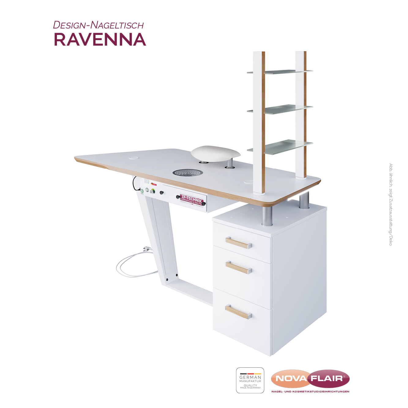 Nova Flair Design-Nageltisch Ravenna