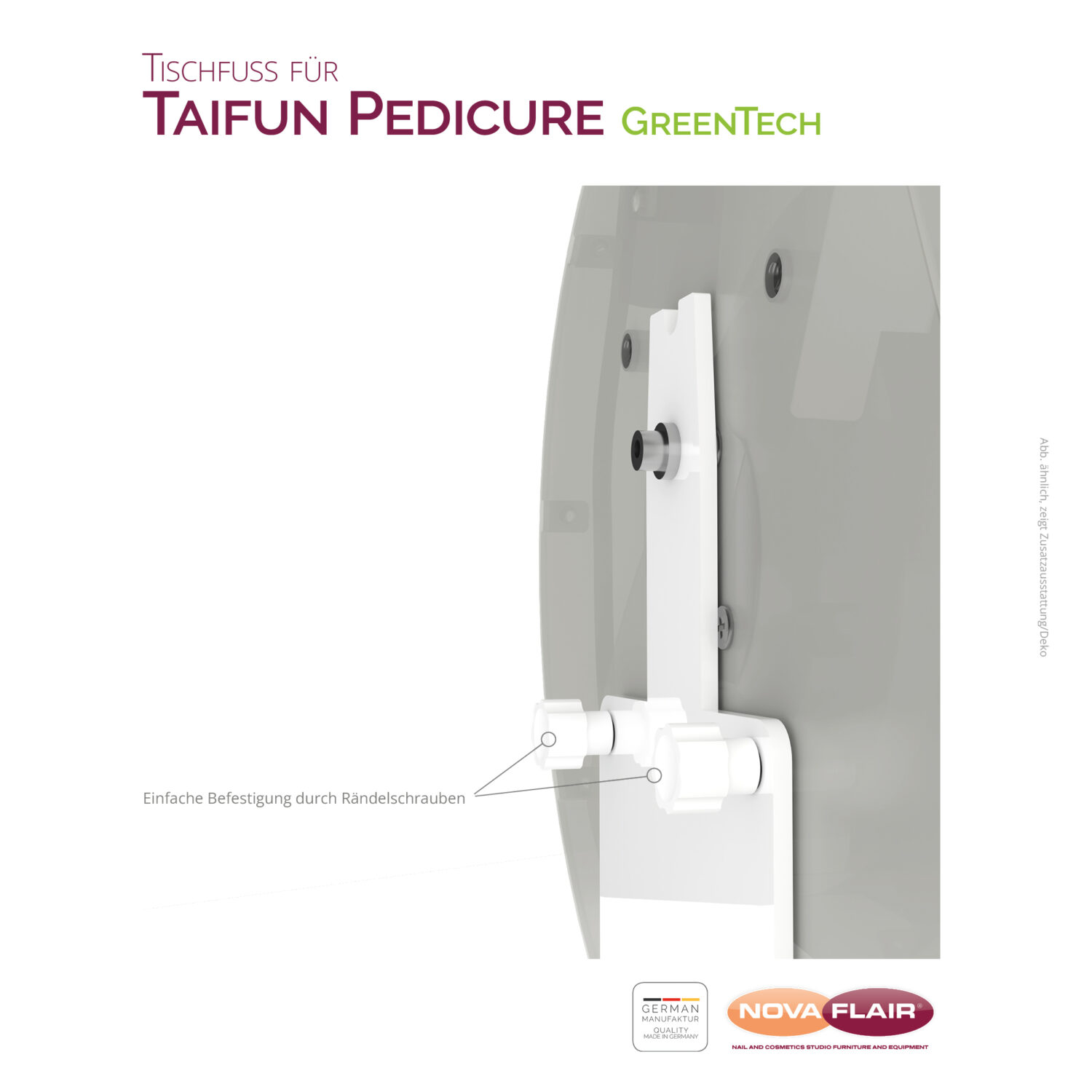 Tischfuß für Taifun Pedicure – Bild 2